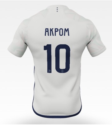Ajax Chuba Akpom #10 Replika Udebanetrøje 2023-24 Kortærmet